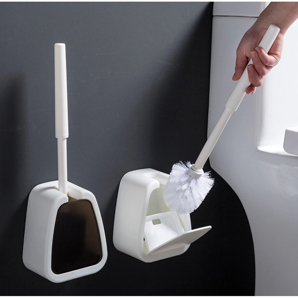 CA 02 Sikat WC Minimalist Tempel Dinding Toilet Brush