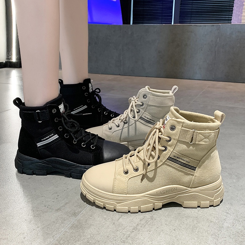 [DENDEN.ID] Sepatu Boots Wanita Tinggi Fashion Korea Import DD1029-1