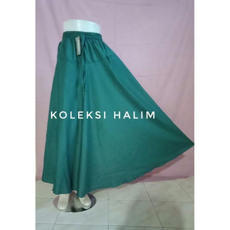 (BISA COD)Rok katun polos/rok katun mikro