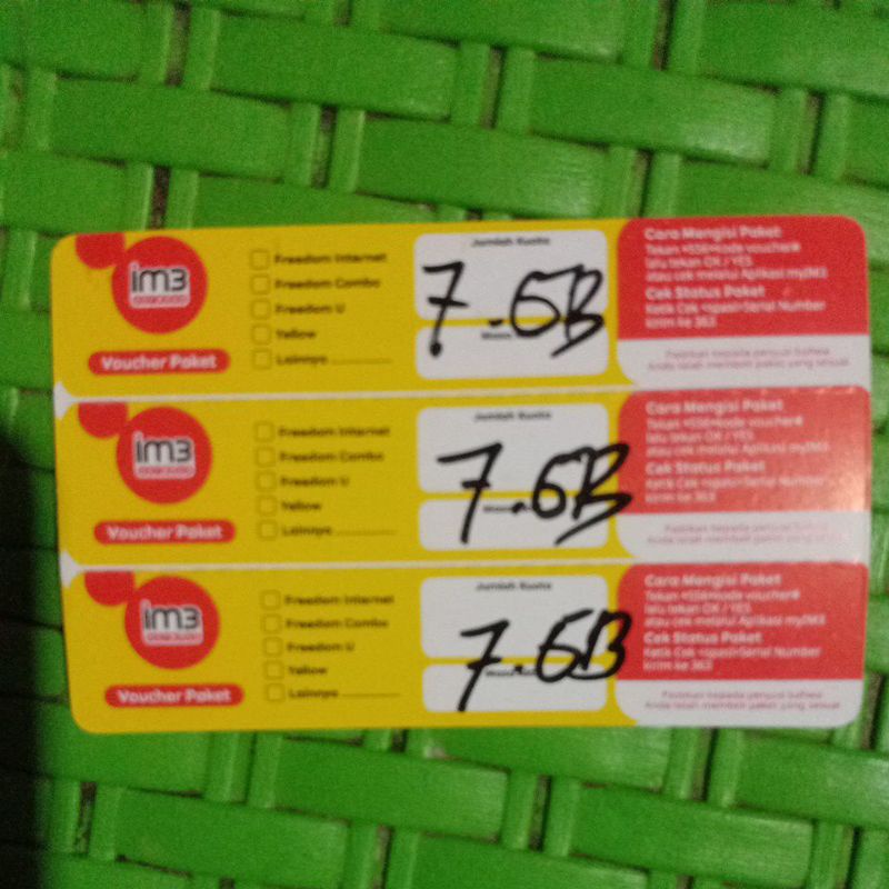 FREEDOM KUOTA HARIAN 7GB (1GB/hr)