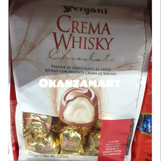 Vergani Cream Whisky 200gr