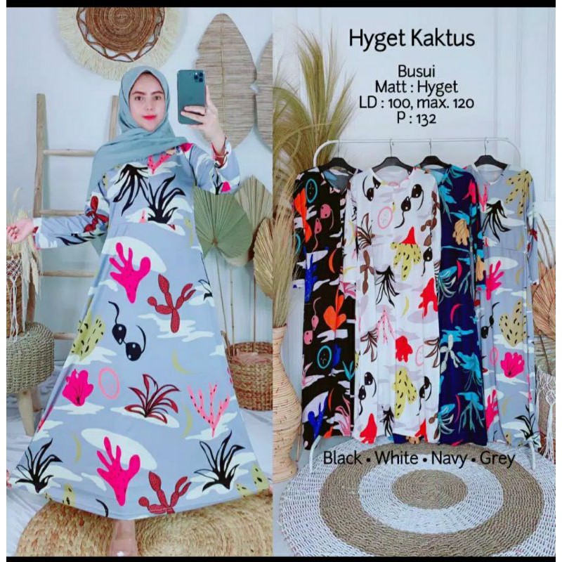GAMIS MURAH (BUSUI) GAMIS HYGET, HYGET KAKTUS, GAMIS KEKINIAN