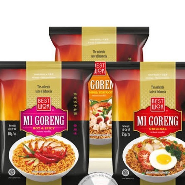 

Best Wok Mie Goreng Original Hot & Spicy Black Pepper Seafood