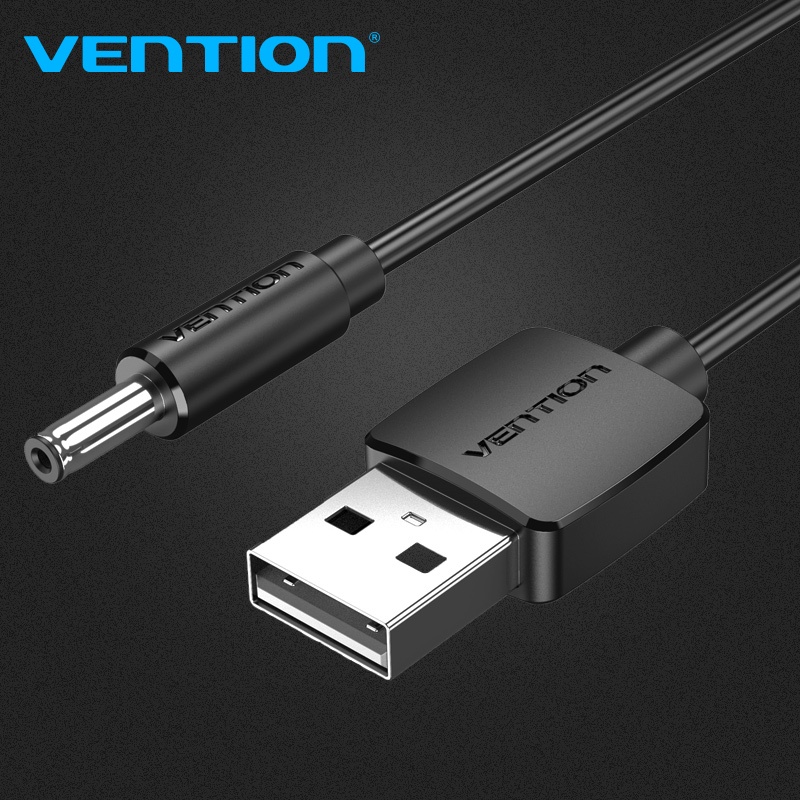 ( Bisa Cod ) Vention Kabel Power USB to DC 3.5mm 5V 2A speaker lampu telepon CEX