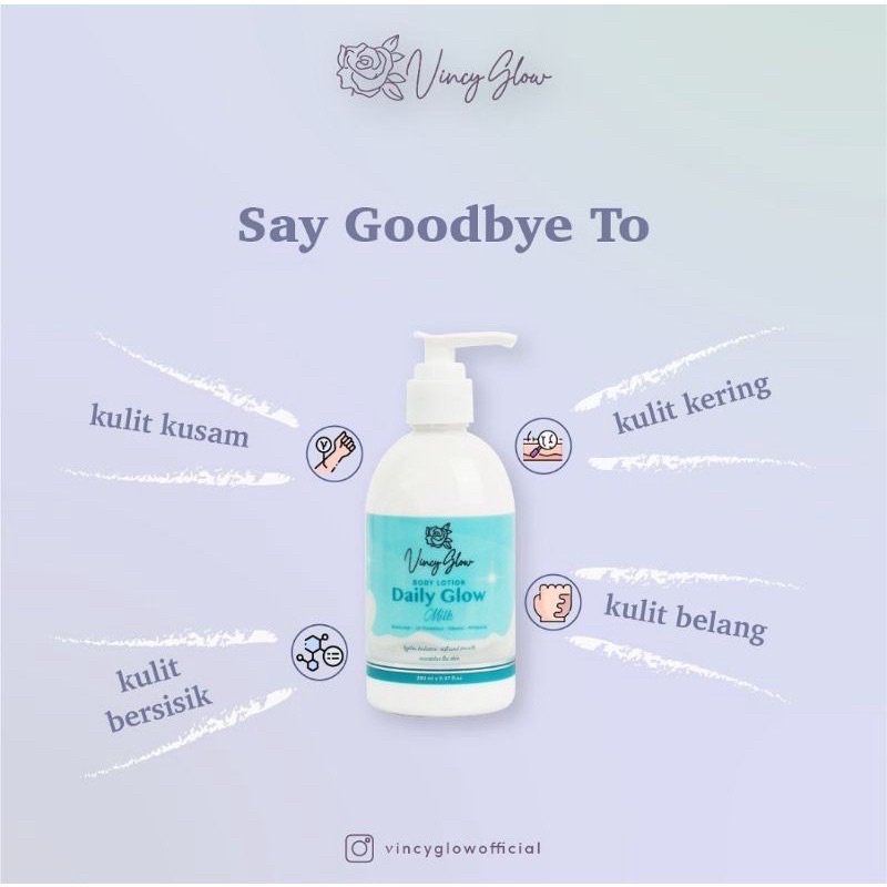 Vincy Glow Body Lotion Daily Glow Milk