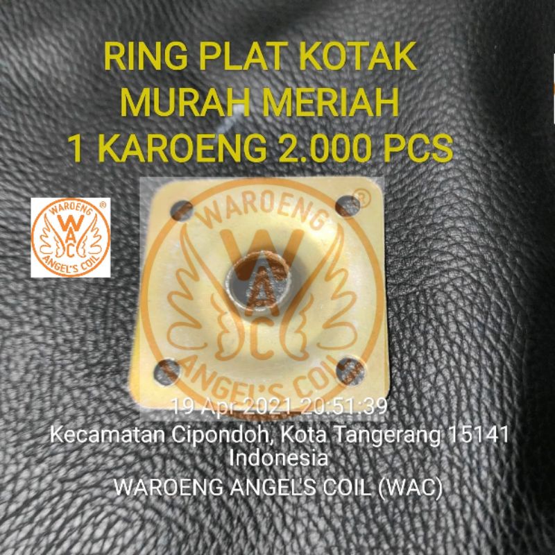 Ring Plat Kotak/pcs