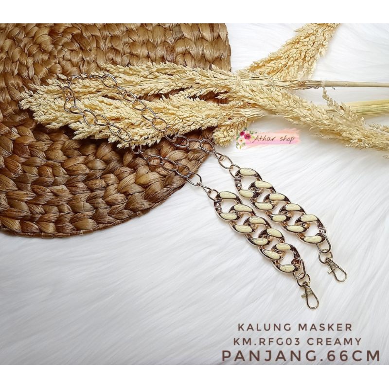 tali kalung masker murah strap mask grosir tali chain duckbill rantai artis ayu tingting Athar shop