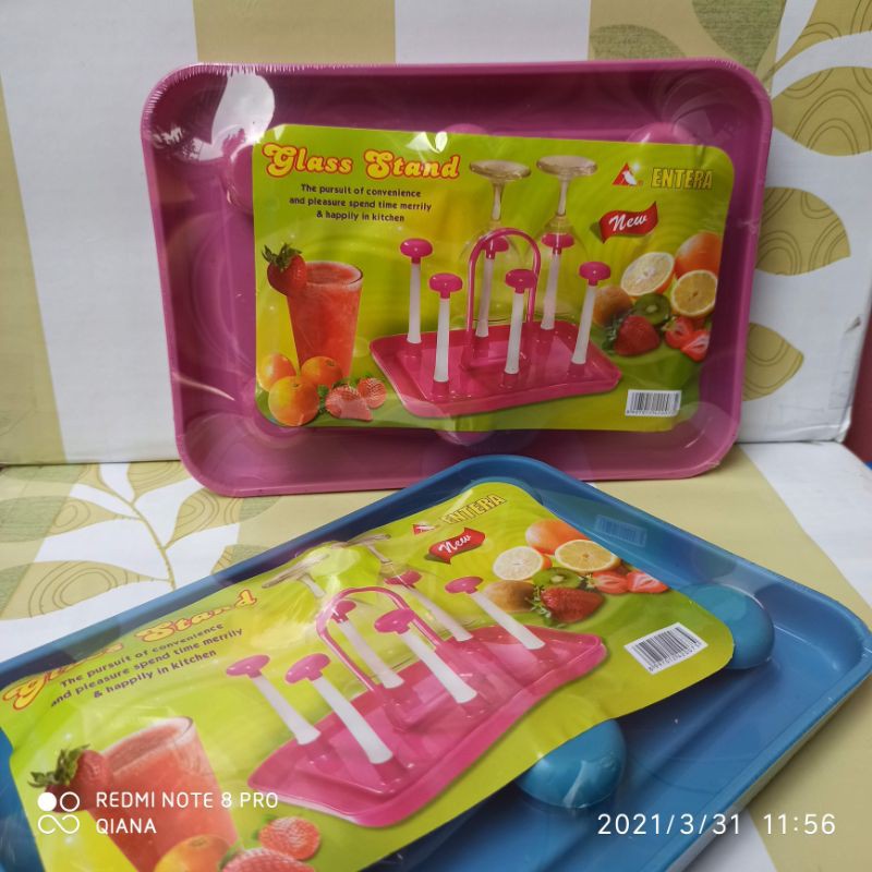 Best seller Stand gelas/wadah tempat penyimpanan gelas