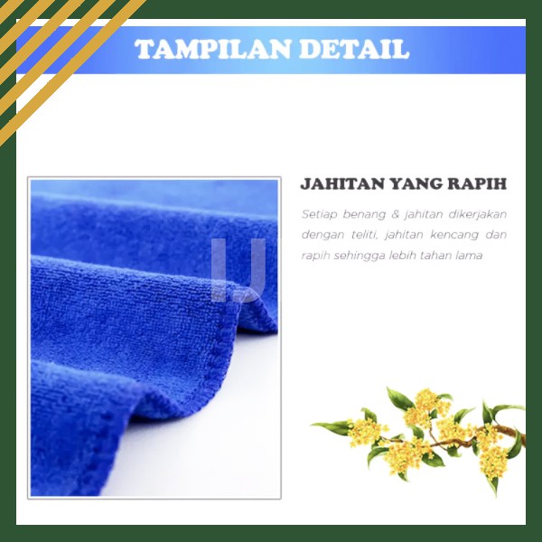 Kain Lap Microfiber Cleaning Cloth Towel Serbet Pembersih Serbaguna Murah Grosir