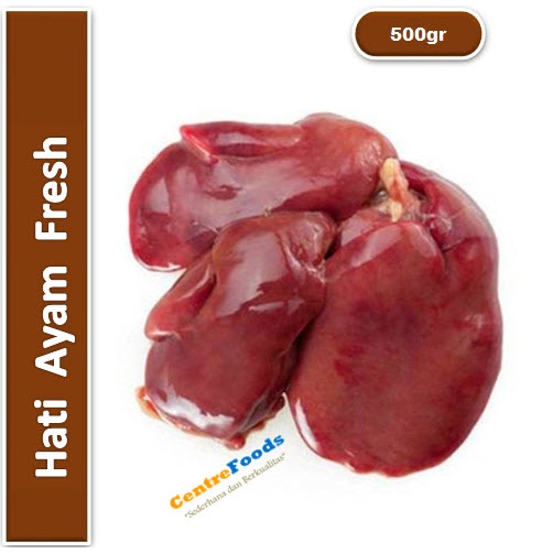 

Hati Ayam Fresh | Mentah [ Berat 0,5Kg/500gr ]