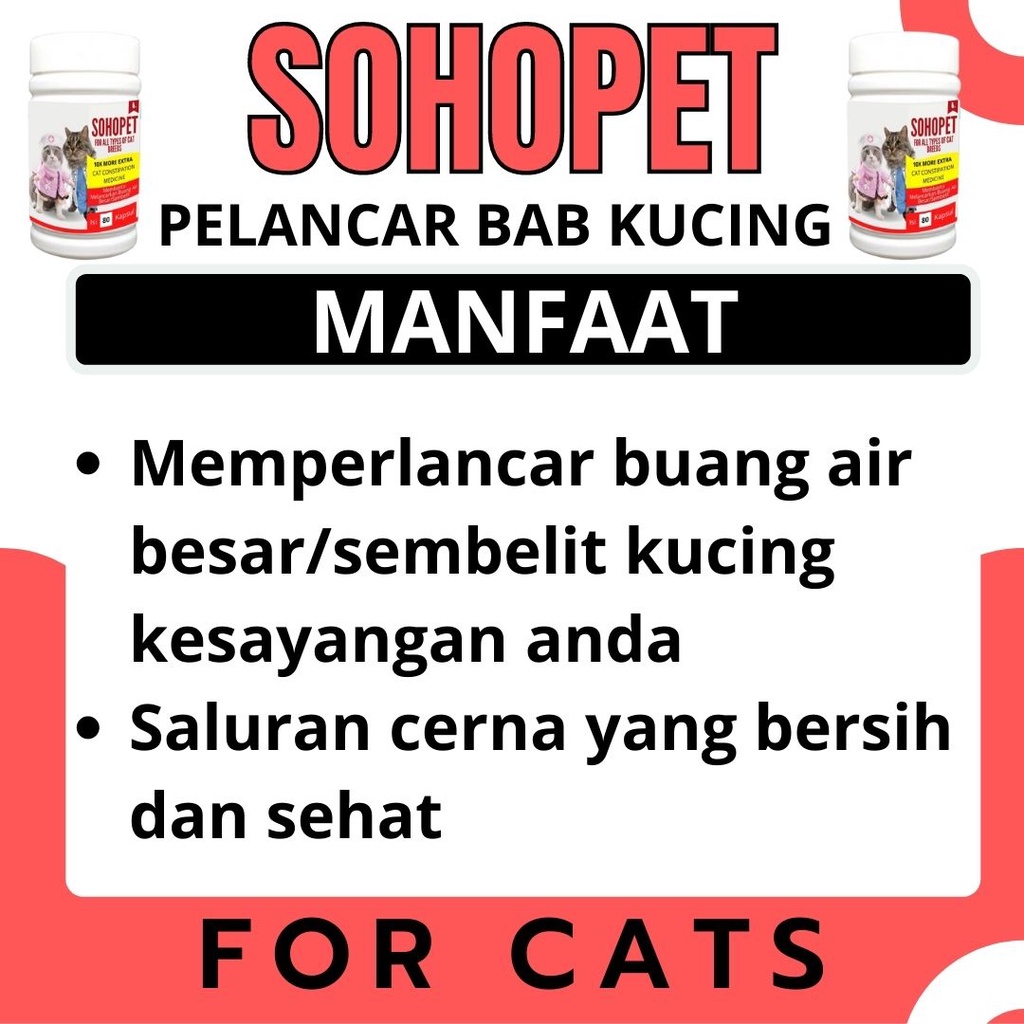 Obat Susah BAB Sulit Buang Air Besar Sembelit Pelancar BAB Lancar Kucing FEFARM