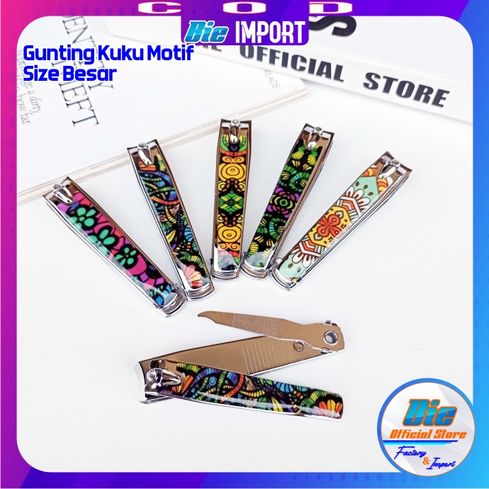 Gunting Kuku Besar Stainless Motif