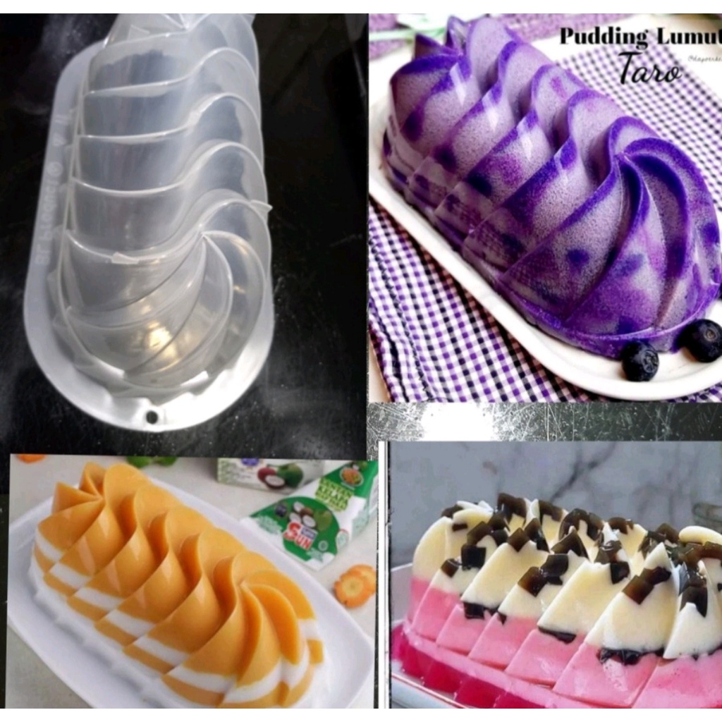 cetakan agar2/ loyang plastik / cetakan puding / loyang plastik ovale