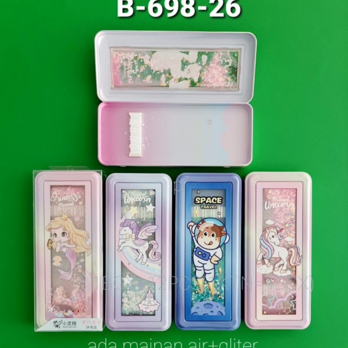 

Hot Sale Tempat Pensil Ada Air + Gliter B698 Berkualitas