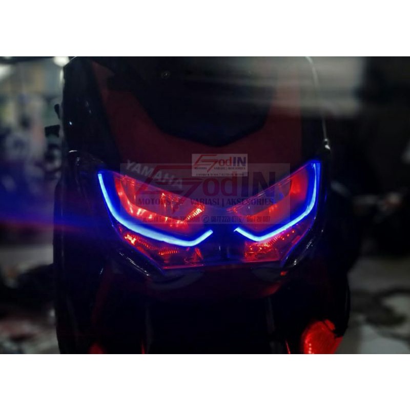 lampu alis led lampu flexible neon flex not aes 30 cm nmax aerox vario beat