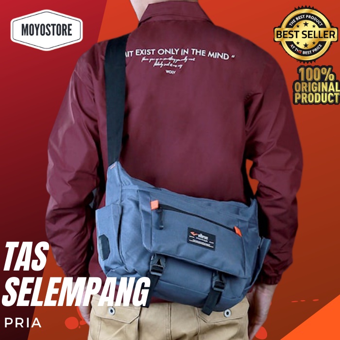 Tas Sling Bag Pria Tas Waist Bag Pria  - Tas Selempang Pria Tas Pinggang Pria Tas Multifungsi Tas Jo