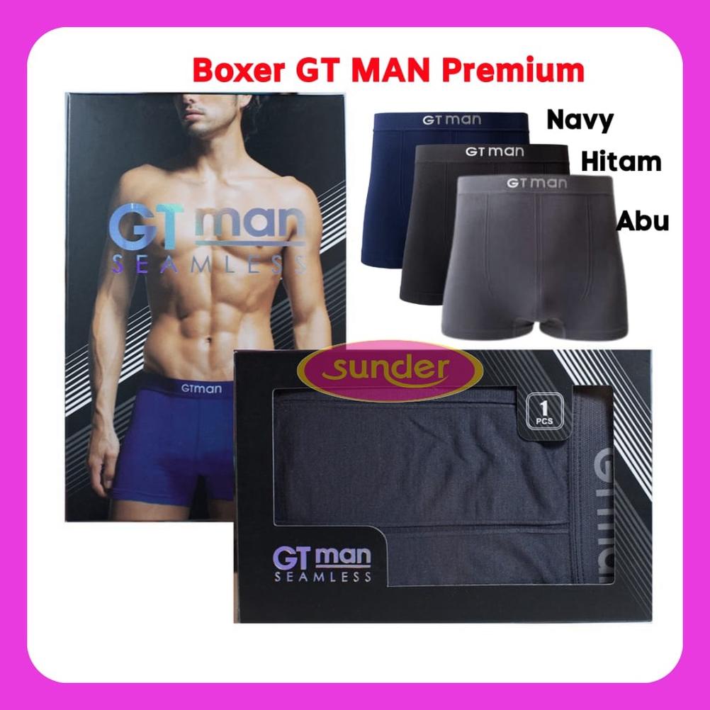 Promo 1pcs Celana Dalam Boxer Gt Man AO5 Grosir Bokser Pria Dewasa Pakaian Dalam Cowok Lusinan