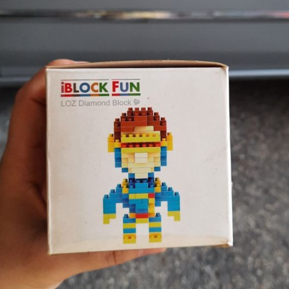 nanoblock cyclops xmen brick kecil edukasi kado unik lego block murah