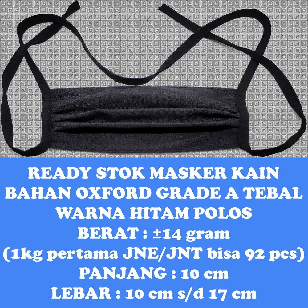 Masker Kain Oxford