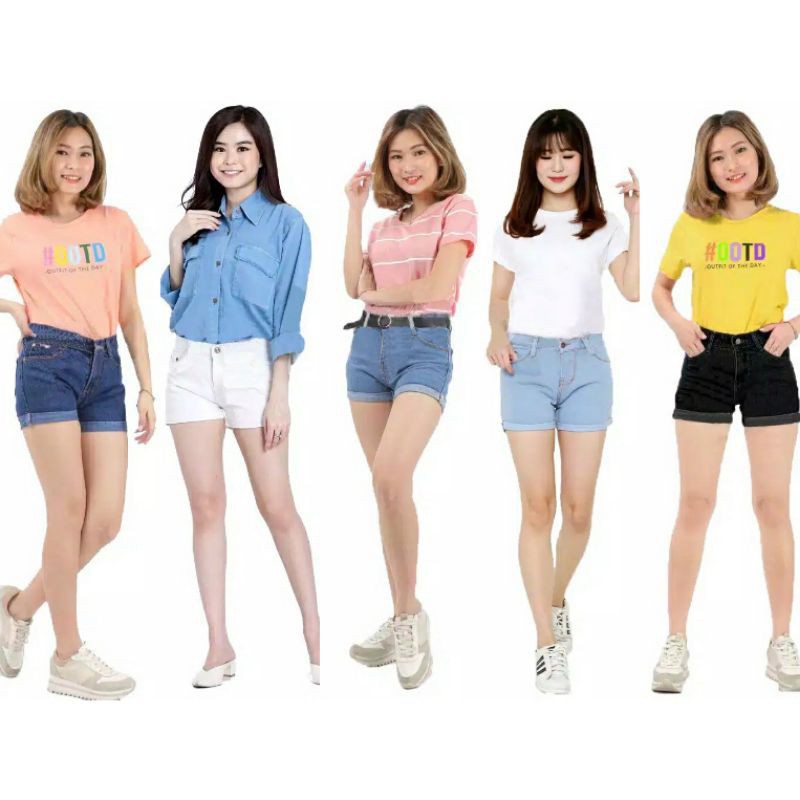 PROMO !!!! CELANA WANITA JEANS HOTPANTS SUMMER//HOTPANT WANITA JEANS