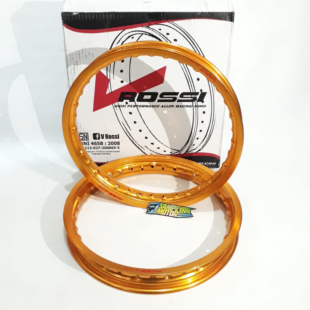 Velg Rim Jari Jari Set Rossi Master Ring 14 140 160 W Shape Gold