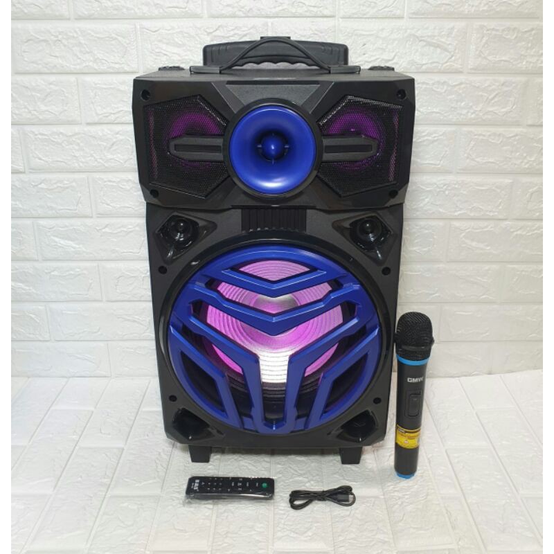Speaker Portable GMC Teckyo 779D Bluetooth + Mic Wireless Karaoke Extra Bass Original GMC/DAT/ADVANC