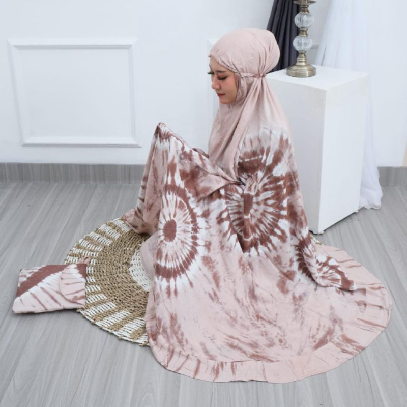 Mukena Bali Tiedye Roda Jumbo