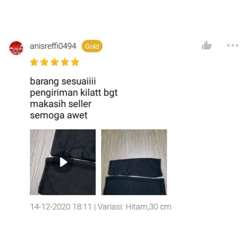 MANSET TANGAN MUSLIM/MANSET TANGAN PENDEK/MANSET LENGAN PENDEK WANITA / PRIA /MANGSET HITAM