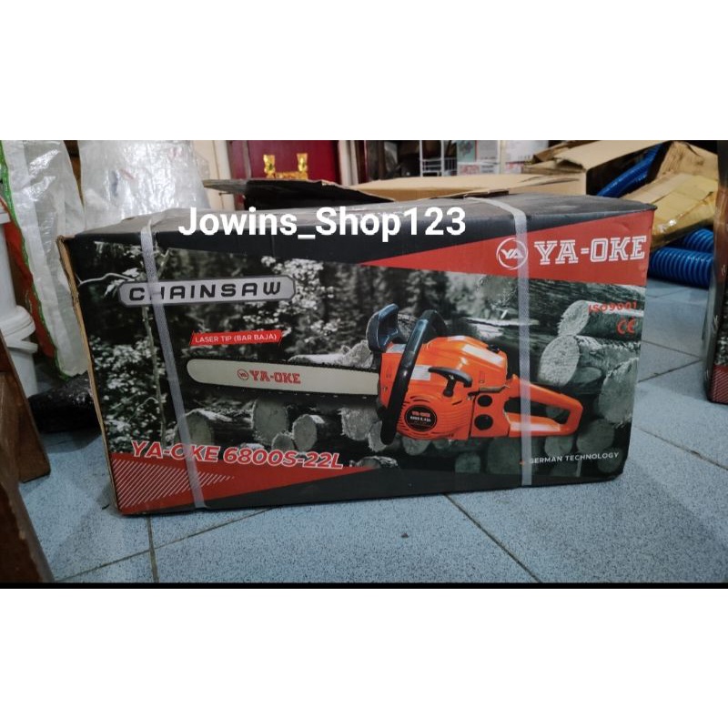PROMO... Chainsaw yaoke YA-OKE 6800 Bar Baja 22"