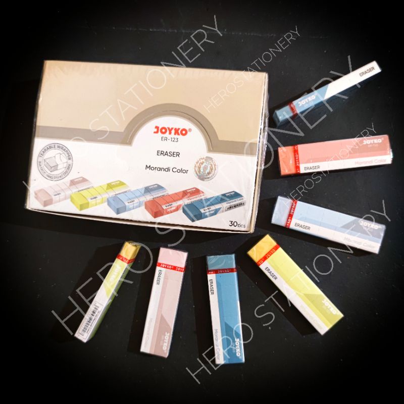 

Penghapus eraser morandi color joyko ER-123 . 30 unit