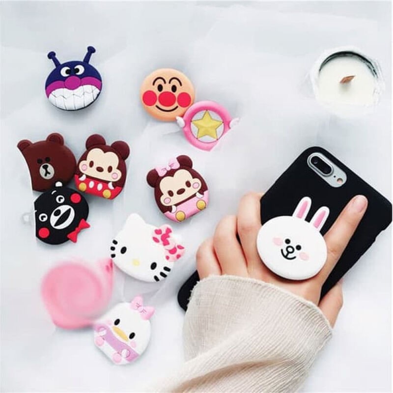 Pop Socket Kartun Murah 3D Motif Lucu - Holder HP Pop Socket Karakter Cute Banyak Motif Bisa Pilih