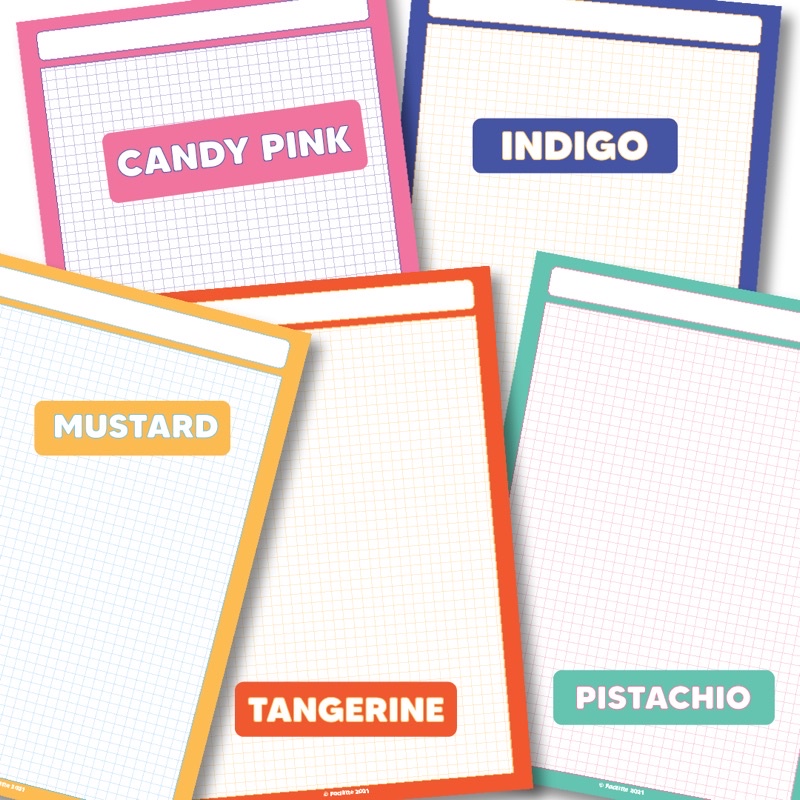 

Retro Series | B5 Grid Memopad