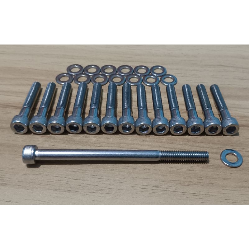 Baut Blok CVT Beat Scoopy Vario 110 Kunci L Stainless 304