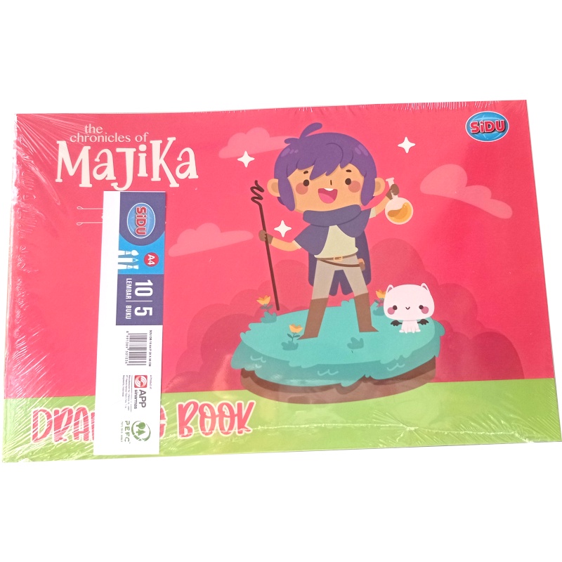 Buku Gambar Kecil / tanggung / A4 / Drawing book A4 Sidu isi 5 buku