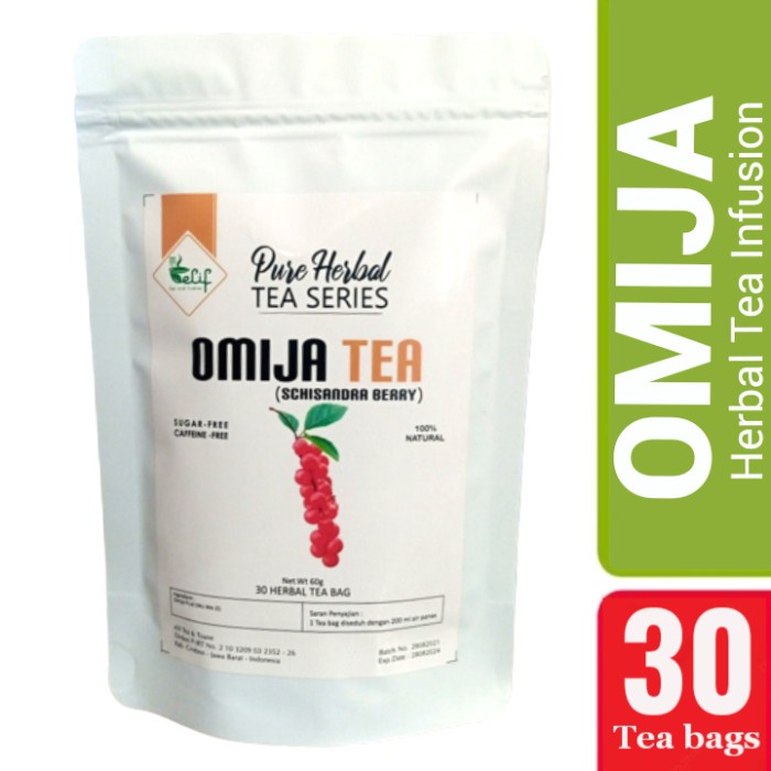 

(BISA COD) Omija Tea : Schisandra Berry / Schisandra Fruit Tea (30 Tea Bag)
