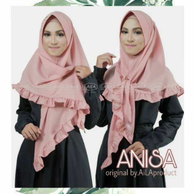 ORIGINAL PRODUCT AILA SEGITIGA INSTANT HIJAB DAILY HANDMADE SULAM REMPEL