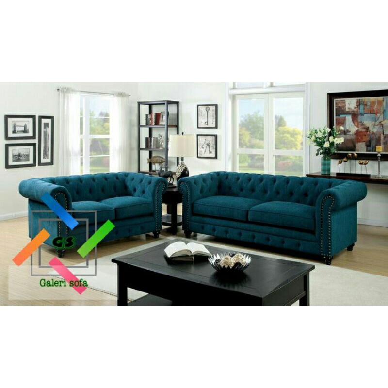 sofa Chesterfield Mewah Kualitas Import