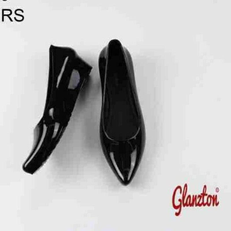 Sepatu Jelly Glossy Merk Glanzton