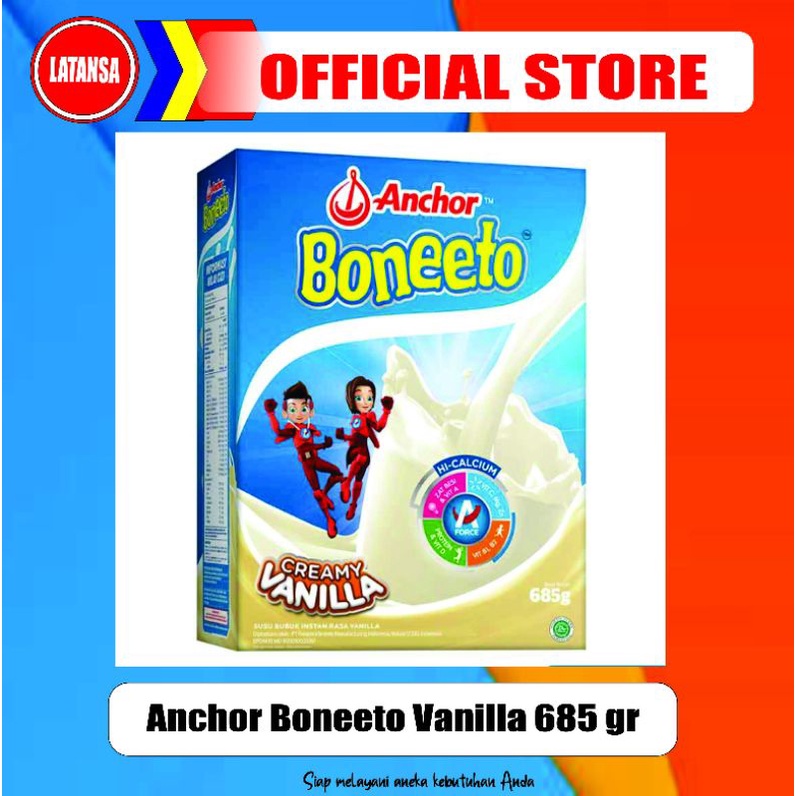 

Boneeto Vanilla Hi-Valcium 685 gram Termurah