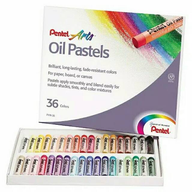 

Crayon Oil Pastel 36 Warna Pentel Arts