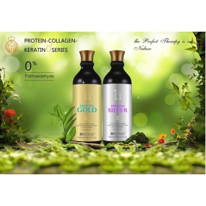 {COD OK} Keratin Treatment Smoothing Silver keratin Rambut Brazilian keratin SILVER & GOLD 500ml