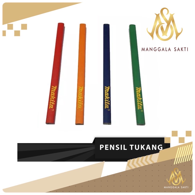 

PENSIL TUKANG MEREK MAKITA isi 12 pcs