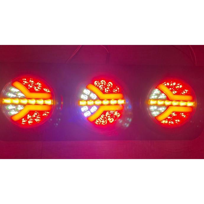Stop Lamp 24 Volt Truk Model Bulat / Lampu Rem Truck 24V Model Bulat