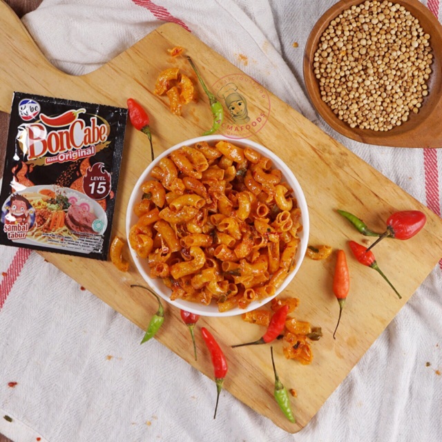 

Macmafoods Makaroni Pedas Cikruh Daun Jeruk
