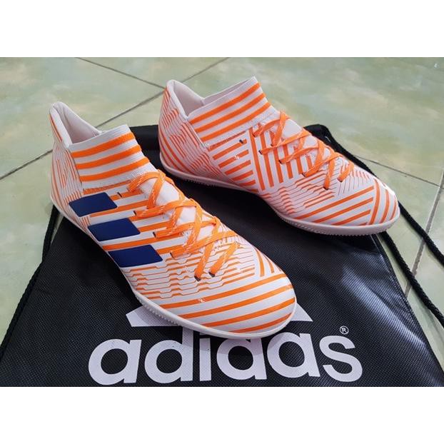 Termurah Futsal Adidas Nemeziz17.3 Ic - White Orange .,.,.,.