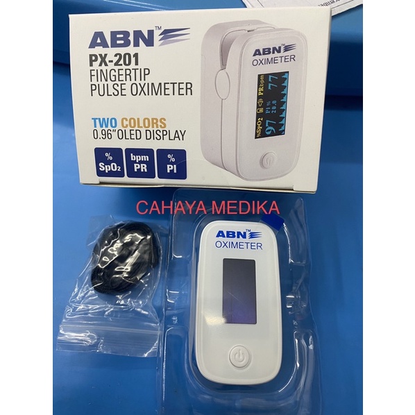 Oximeter ABN dengan PI/Saturasi oksigen/Pulse oximetri