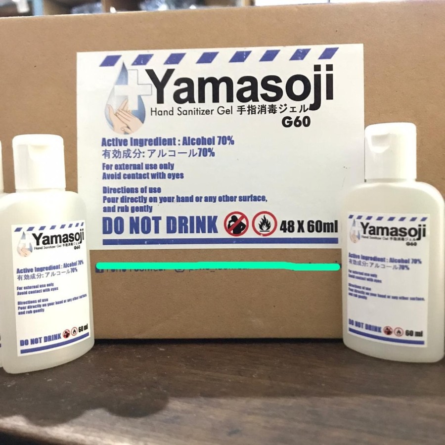 Hand Sanitizer Gel Gel Alcohol 70% Yamasoji 60ml