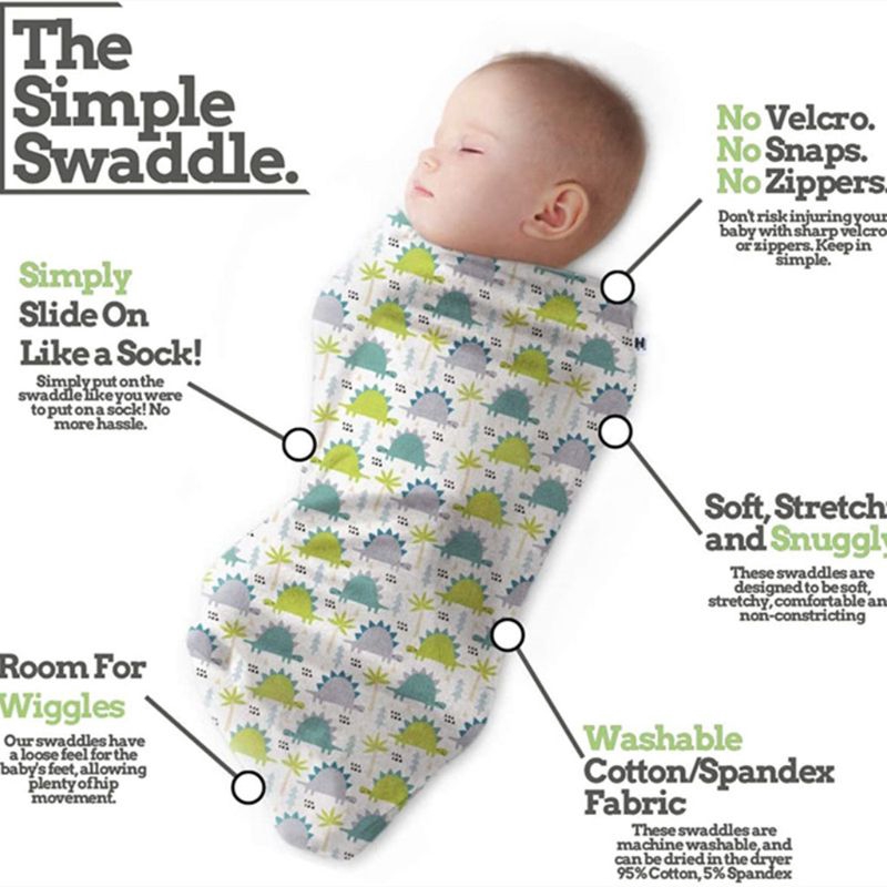 baby swaddle wrap velcro