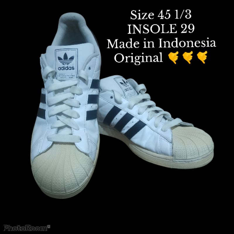 Sepatu Adidas superstar Original size 45 Second (Nepis) #TheHunterSbranded