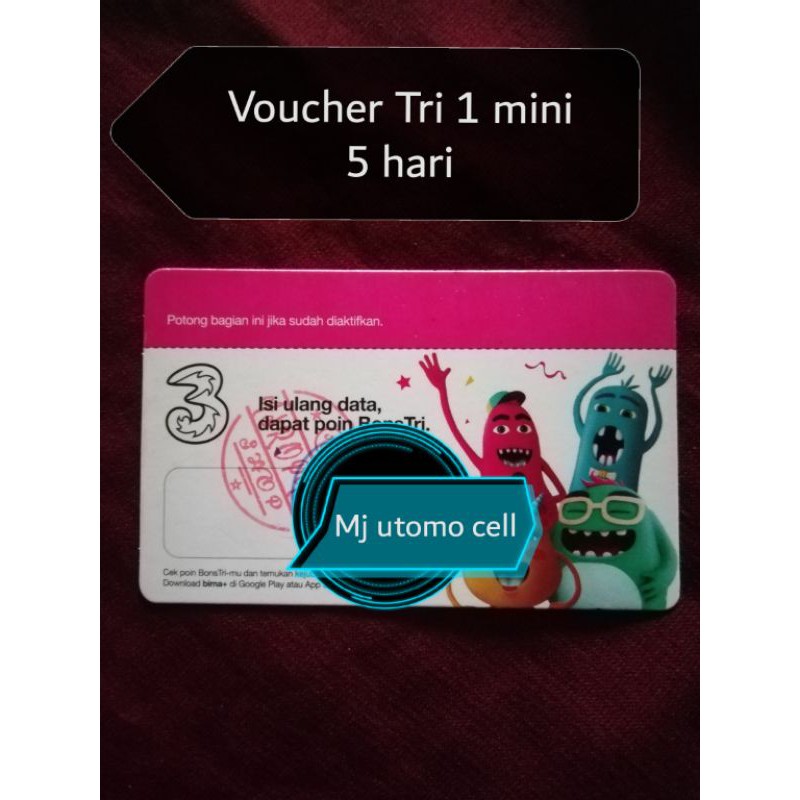 voucher Tri 1 gb mini